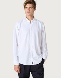 Genova Cotton Viscose Shirt T0102 Bianco (S)