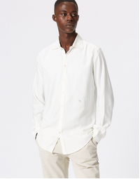 Genova Cotton Viscose Shirt T0102 Bianco (S)
