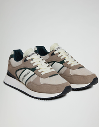 Men's Puyol Lace Up Sneakers in Stone Size 40