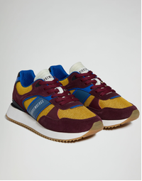 Men's Puyol Lace Up Sneakers in Cherry Size 40