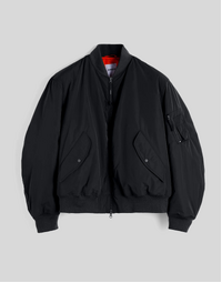 Padded Waterproof Reversible Bomber Black (M)