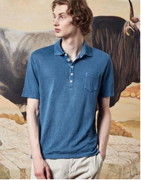 Wembley Short Sleeve Polo Shirt J0042 Cerulean (M)