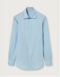 Genova Cotton Voile Shirt T0278 Avio (L)