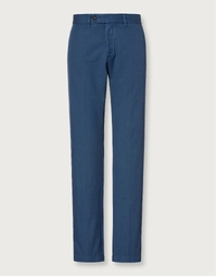 Winch Panama Cotton Linen Trouser T2159 Oltremare (48)