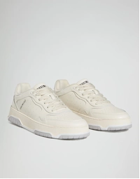 Men's B4sk3t Lace Up Sneakers in Off White Size 40