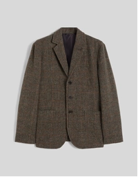 Isaac Wool Jacket Brown Check (S)