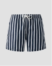 Striped Swim Shorts Dark Blue (S)