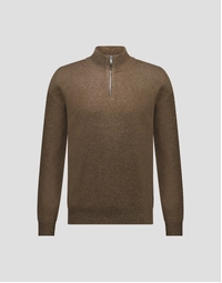 JCK Half-Zip Sweater Driftwood (S)