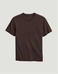 Short Sleeve Crew Neck Bark Pigment (1)