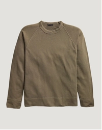 Vintage French Terry Sweatshirt Light Olive Pigment (1)