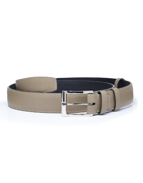 JEAN ROUSSEAU PARIS | Classic Leather Belt | Beige