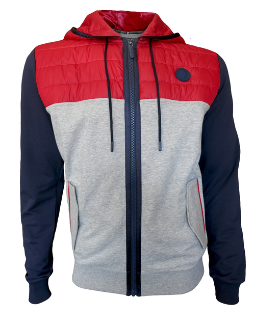 DBKK Hoodie Fleece/Nylon Light Grey