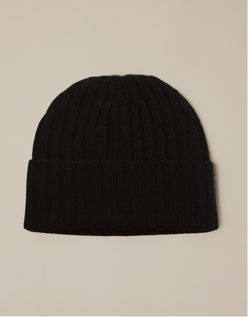 ROBINSON MAN | Beanie Ribbed Hat | Black