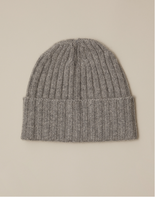ROBINSON MAN | Beanie Ribbed Hat | Mid-Grey