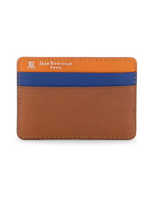 JEAN ROUSSEAU PARIS | Leather Card Holder | Tan