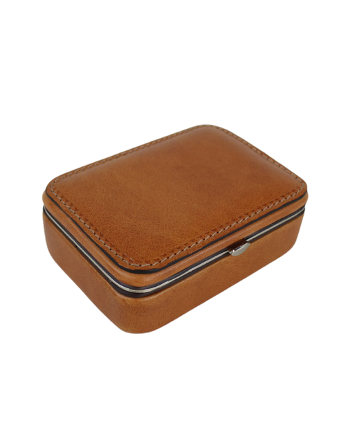 F.HAMMANN | Leather Cufflinks Box Small | Coxorange