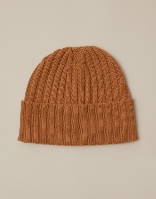 ROBINSON MAN | Beanie Ribbed Hat | Caramel