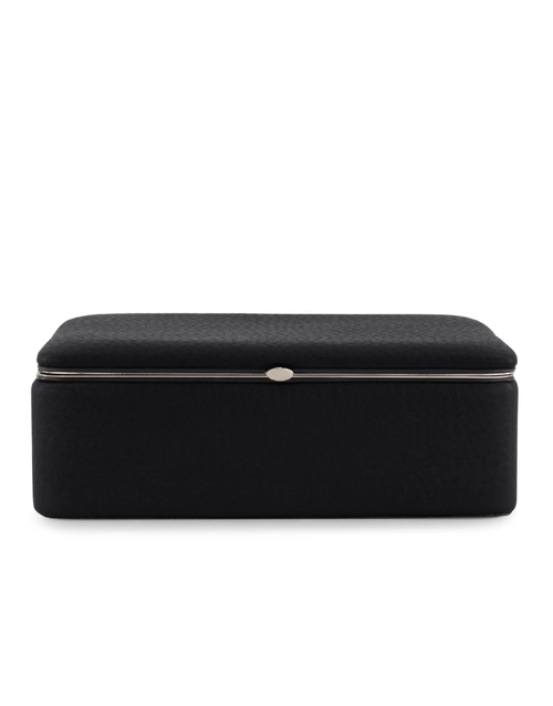 F.HAMMANN | Leather Watch Box Chervo Calf | Black