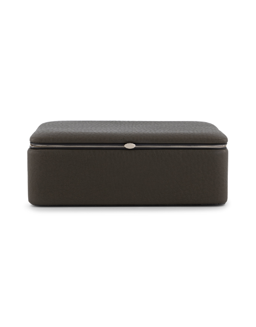 F.HAMMANN | Leather Watch Box Chervo Calf | Olive