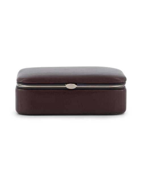 F.Hammann | Classico Leather Cufflinks Box Small | Marsala