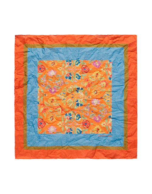 MASSIMO ALBA | Hanky Psychedelic + Flowers T6040 | Sky