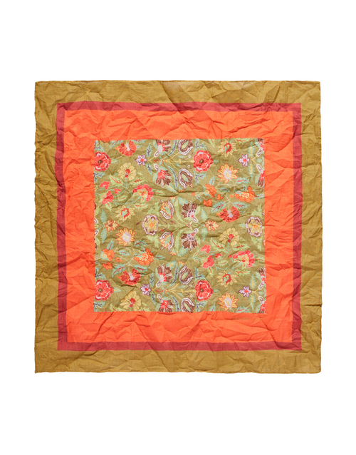 MASSIMO ALBA | Hanky Psychedelic + Flowers T6040 | Guacamole