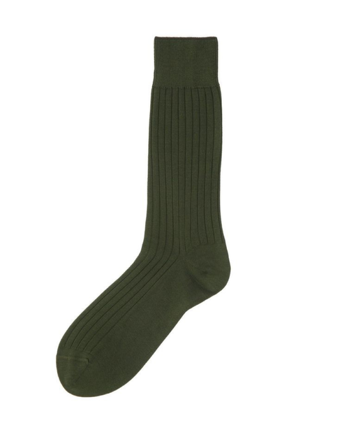 ANT45 | Filo Socks | Olive Green