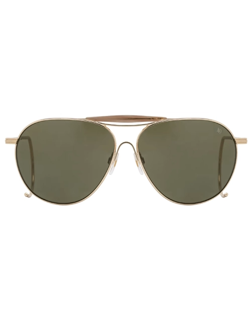 AMERICAN OPTICAL | Hazemaster | Gold Green Lens