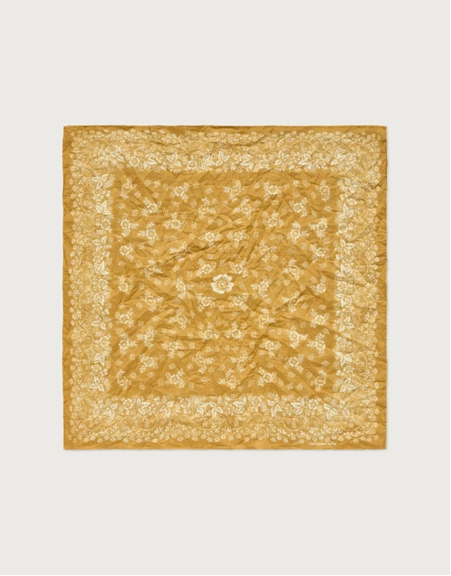 MASSIMO ALBA |  Pocket Square Flowers | Saffron