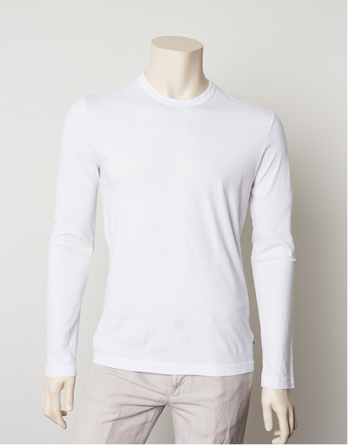 JAMES PERSE | Long Sleeve Cotton T-shirt | White