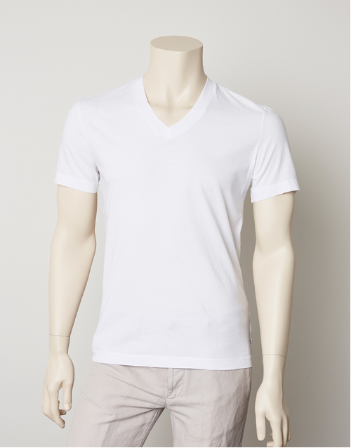 JAMES PERSE | V-Neck Cotton T-shirt | White
