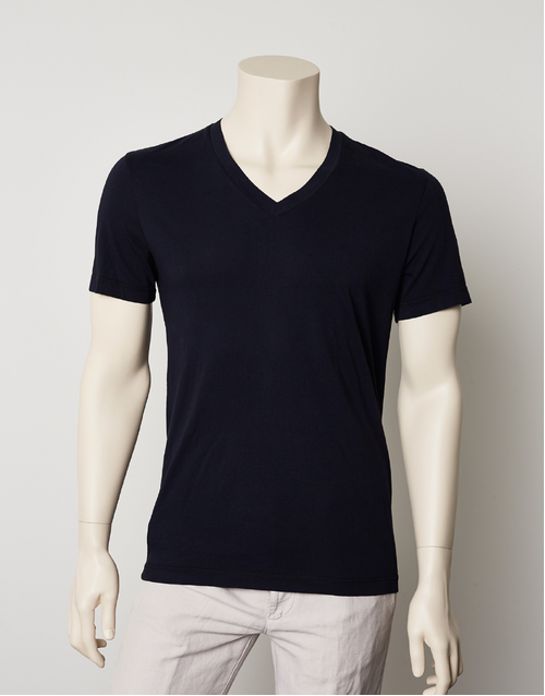 JAMES PERSE | V-Neck Cotton T-shirt | Deep