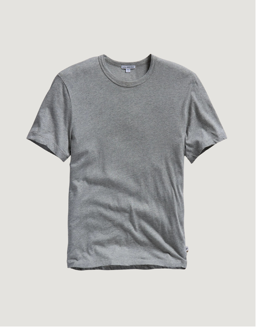 JAMES PERSE | Short Sleeve Cotton T-shirt | Heather Grey