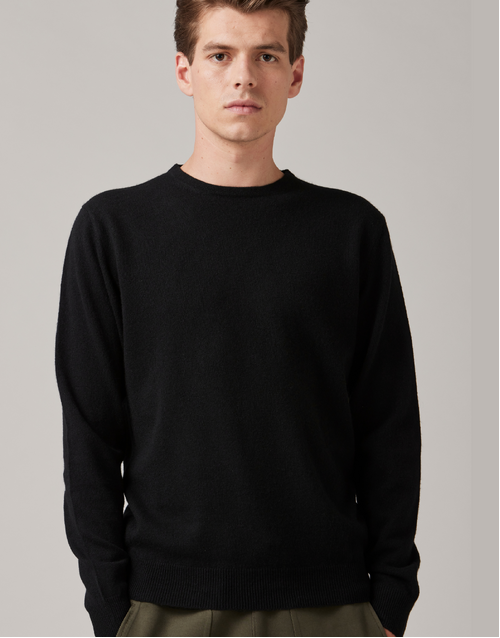 ROBINSON MAN | Ernest Crew Sweater | Black