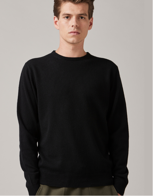 ROBINSON MAN | Ernest Crew Sweater | Black