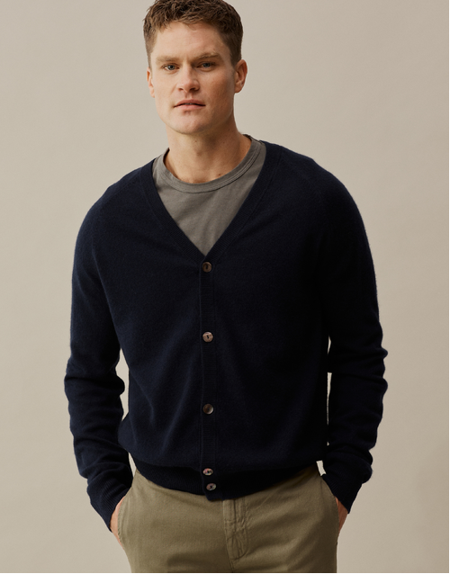ROBINSON MAN | Dr Watkins Knit Cardigan | Navy