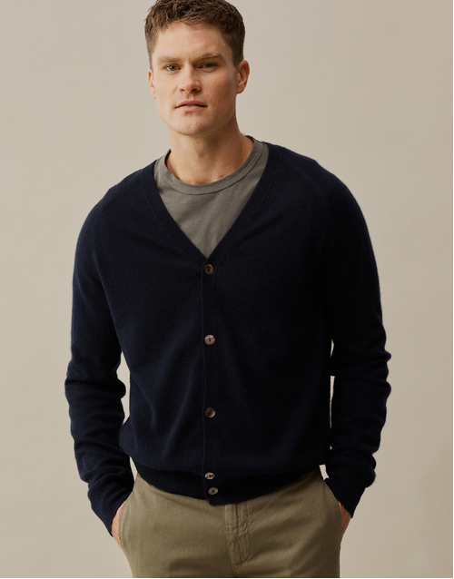 ROBINSON MAN | Dr Watkins Knit Cardigan | Navy
