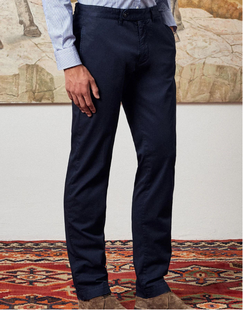 MASSIMO ALBA | Winch2 Cotton Trousers | Blue