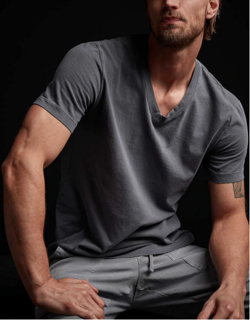 JAMES PERSE  | V-Neck Cotton T-shirt | North 