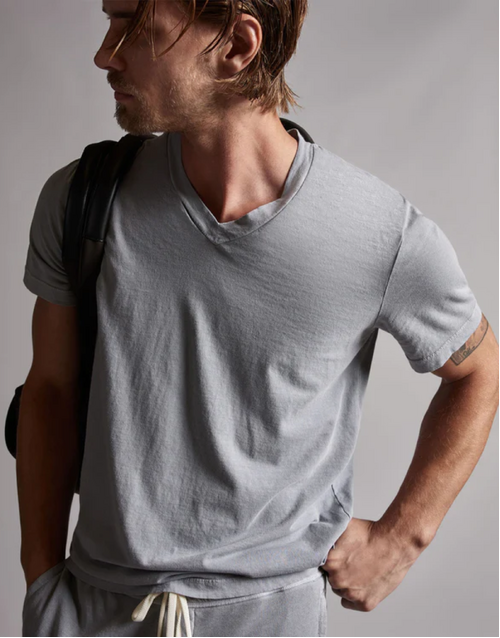 JAMES PERSE | V-Neck Cotton T-shirt | Breeze 