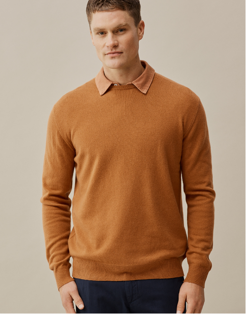 ROBINSON MAN | Ernest Crew Sweater | Caramel