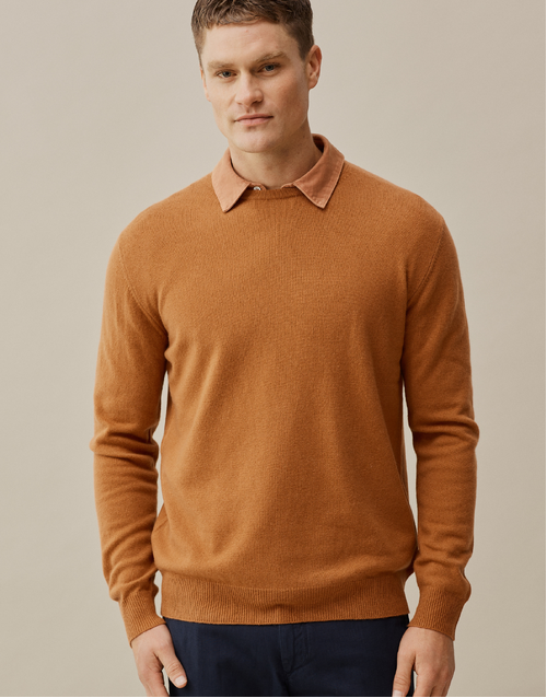 ROBINSON MAN | Ernest Crew Sweater | Caramel