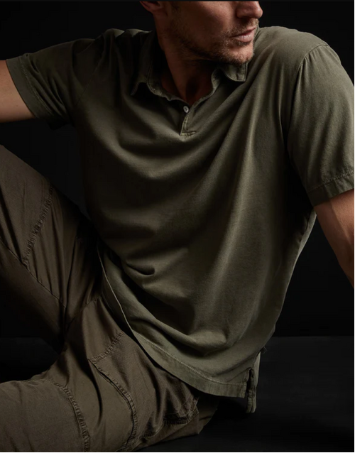 JAMES PERSE | Supima Cotton Jersey Polo | Platoon 