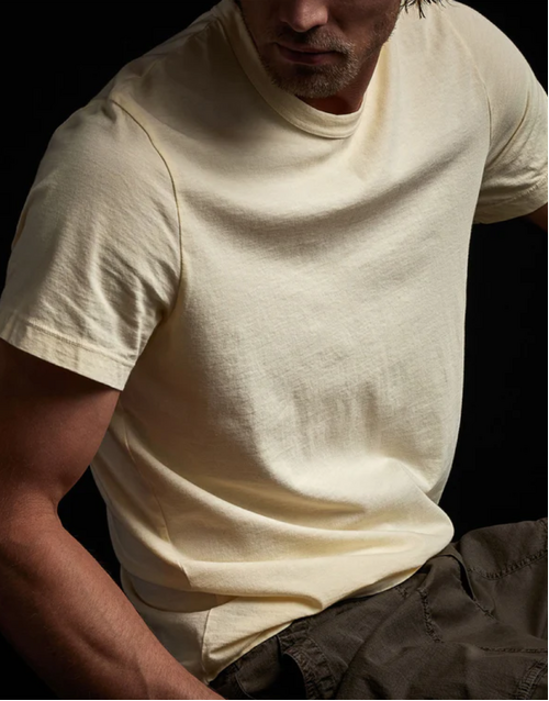 JAMES PERSE | Short Sleeve Cotton T-shirt | Naples Yellow