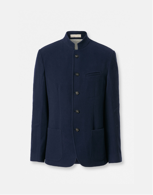 MASSIMO ALBA | Gstaad Wool Jacket | Dark Blue