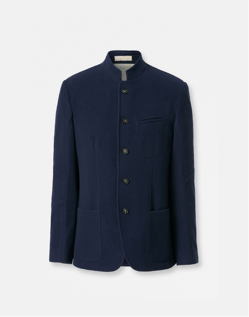 MASSIMO ALBA | Gstaad Wool Jacket T1112 | Dark Blue