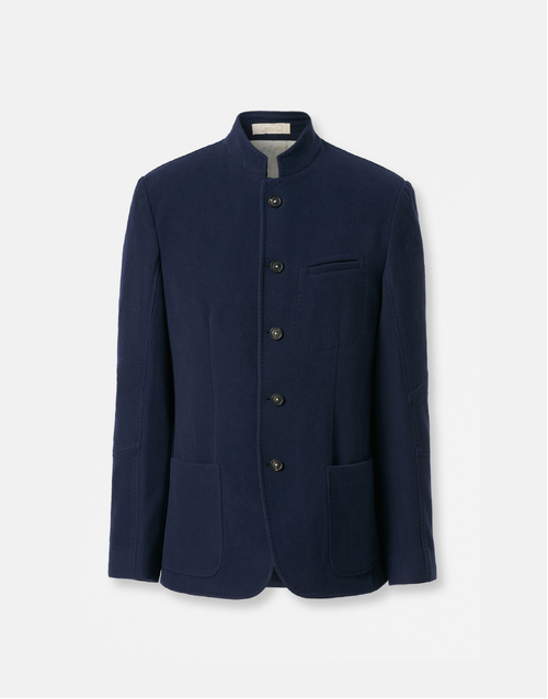 MASSIMO ALBA | Gstaad Wool Jacket | Dark Blue
