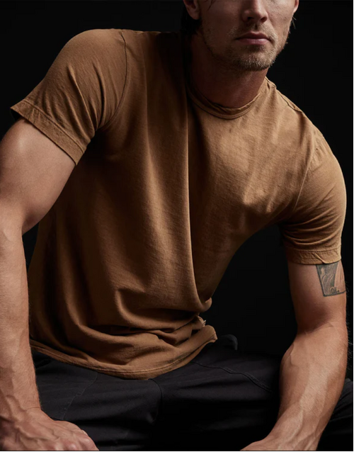 JAMES PERSE | Short Sleeve Cotton  T-Shirt | Copper Pigment