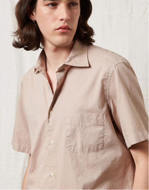 MASSIMO ALBA | Malibu Short Sleeve Shirt | Pink