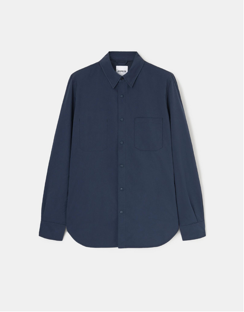 ASPESI | Alvaro Nylon Shirt Jacket | Blue